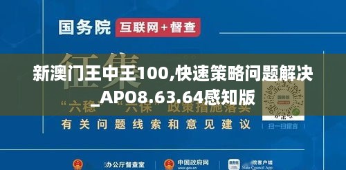 新澳门王中王100,快速策略问题解决_APO8.63.64感知版