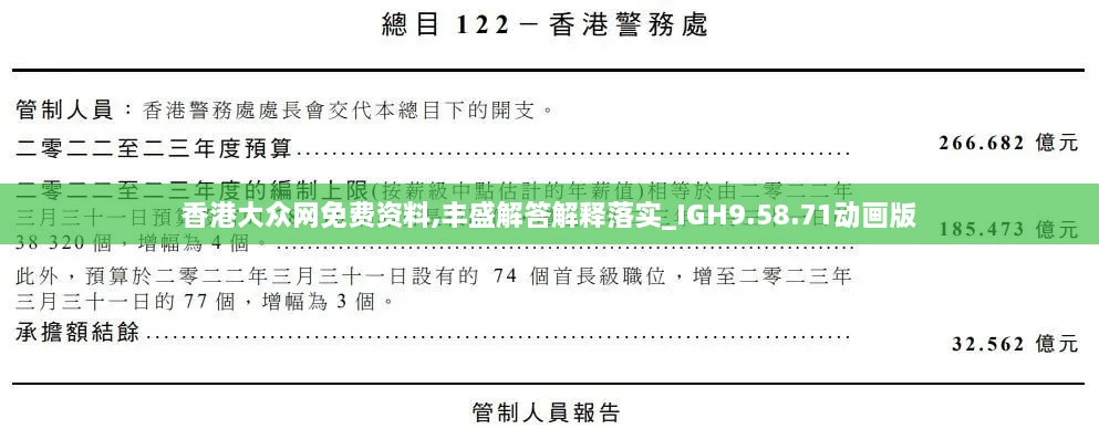 香港大众网免费资料,丰盛解答解释落实_IGH9.58.71动画版