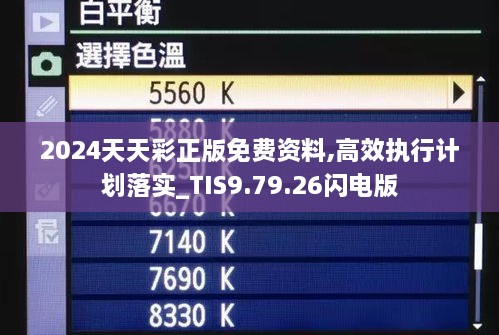 2024天天彩正版免费资料,高效执行计划落实_TIS9.79.26闪电版