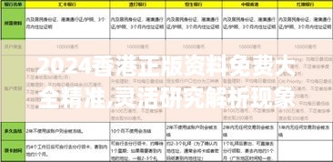 2024香港正版资料免费大全精准,灵活研究解析现象_FST4.72.49创意设计版