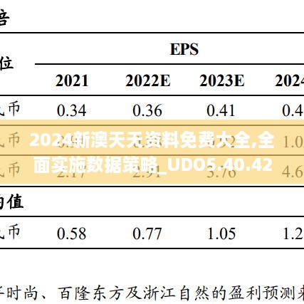 2024新澳天天资料免费大全,全面实施数据策略_UDO5.40.42商务版