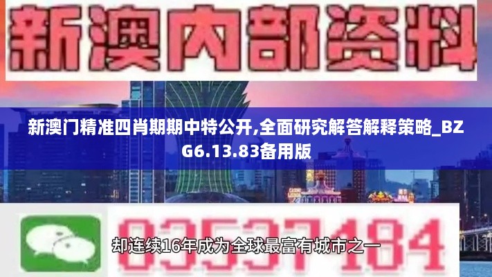 新澳门精准四肖期期中特公开,全面研究解答解释策略_BZG6.13.83备用版