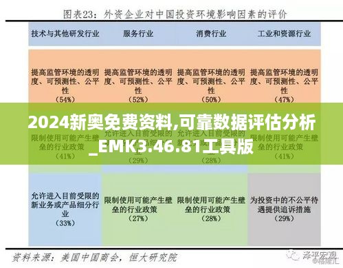 2024新奥免费资料,可靠数据评估分析_EMK3.46.81工具版