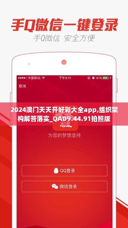 2024澳门天天开好彩大全app,组织架构解答落实_QAD9.44.91拍照版