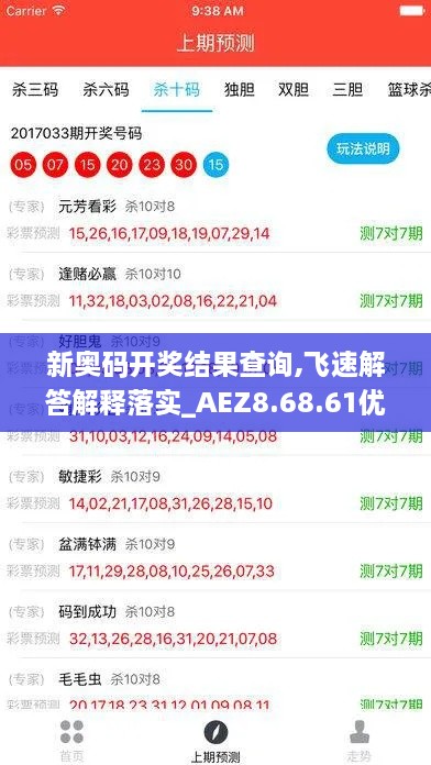 新奥码开奖结果查询,飞速解答解释落实_AEZ8.68.61优雅版