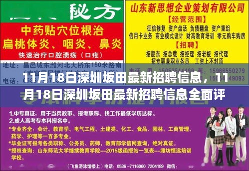 11月18日深圳坂田最新招聘信息全面解析与岗位介绍