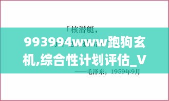 993994www跑狗玄机,综合性计划评估_VLE7.67.94珍贵版