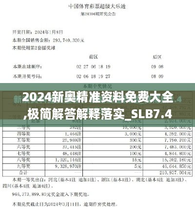 2024新奥精准资料免费大全,极简解答解释落实_SLB7.42.41本地版