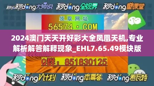 2024澳门天天开好彩大全凤凰天机,专业解析解答解释现象_EHL7.65.49模块版