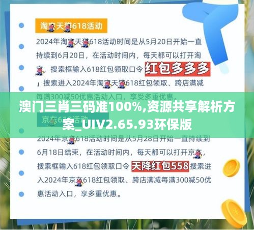 澳门三肖三码准100%,资源共享解析方案_UIV2.65.93环保版