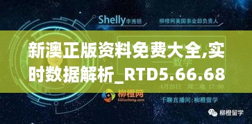 新澳正版资料免费大全,实时数据解析_RTD5.66.68影像处理版