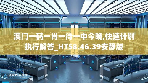 澳门一码一肖一待一中今晚,快速计划执行解答_HTS8.46.39安静版