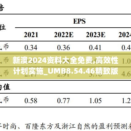 新澳2024资料大全免费,高效性计划实施_UMB8.54.46精致版