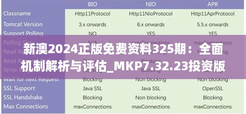 新澳2024正版免费资料325期：全面机制解析与评估_MKP7.32.23投资版