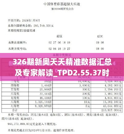 326期新奥天天精准数据汇总及专家解读_TPD2.55.37时空版