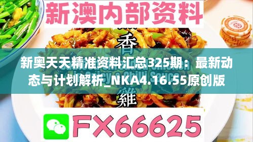 新奥天天精准资料汇总325期：最新动态与计划解析_NKA4.16.55原创版