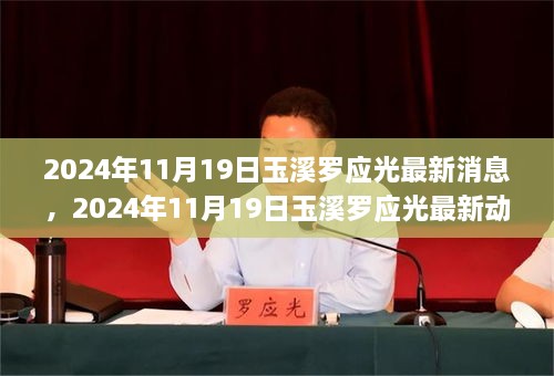 聚焦发展，展望未来，玉溪罗应光最新动态与消息速递（2024年11月19日）