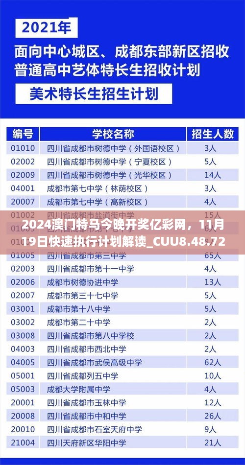 2024澳门特马今晚开奖亿彩网，11月19日快速执行计划解读_CUU8.48.72生态版