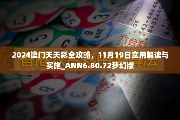 2024澳门天天彩全攻略，11月19日实用解读与实施_ANN6.80.72梦幻版