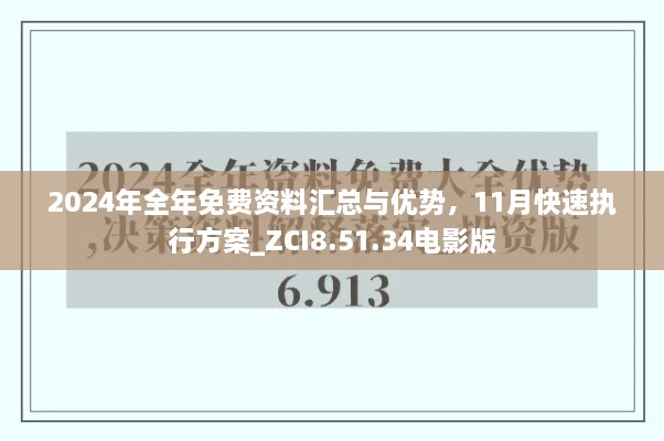 2024年全年免费资料汇总与优势，11月快速执行方案_ZCI8.51.34电影版