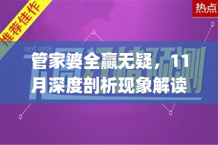 管家婆全赢无疑，11月深度剖析现象解读_XZG9.55.81网红版