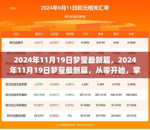 梦莹最新篇，从零开始掌握新技能的全面步骤指南（2024年11月19日更新）