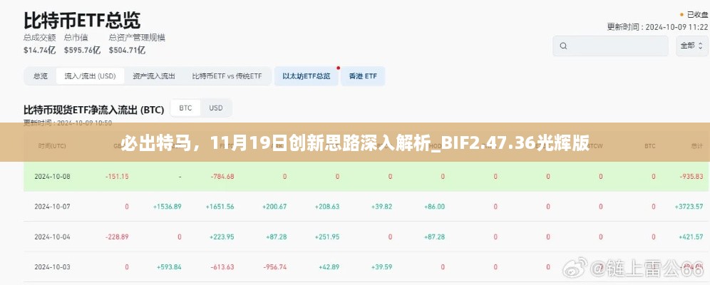 必出特马，11月19日创新思路深入解析_BIF2.47.36光辉版