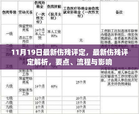 最新伤残评定解析，要点、流程与影响揭秘