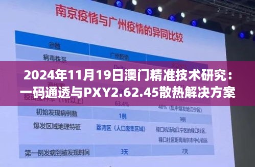 2024年11月19日澳门精准技术研究：一码通透与PXY2.62.45散热解决方案