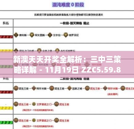 新澳天天开奖全解析：三中三策略详解 - 11月19日 ZZC5.59.82迅捷版