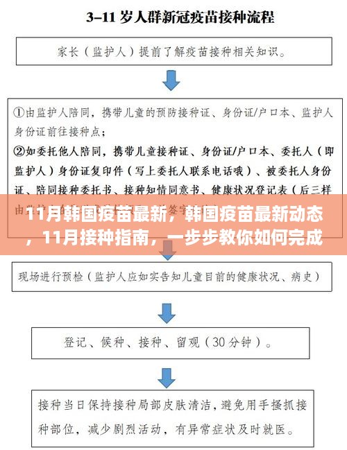 韩国疫苗最新动态，11月接种指南及完成接种任务详解