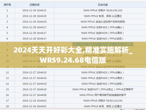 2024天天开好彩大全,精准实施解析_WRS9.24.68电信版