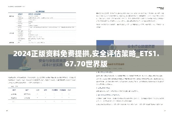 2024正版资料免费提拱,安全评估策略_ETS1.67.70世界版