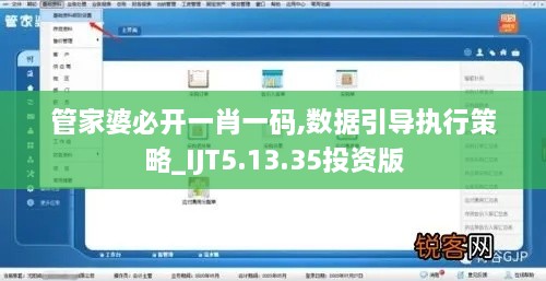 管家婆必开一肖一码,数据引导执行策略_IJT5.13.35投资版