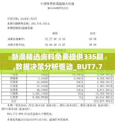 新澳精选资料免费提供335期,数据决策分析驱动_BUT7.71