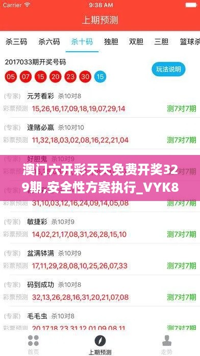 澳门六开彩天天免费开奖329期,安全性方案执行_VYK8.67