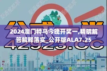 2024澳门特马今晚开奖一,精明解答解释落实_公开版ALA7.25