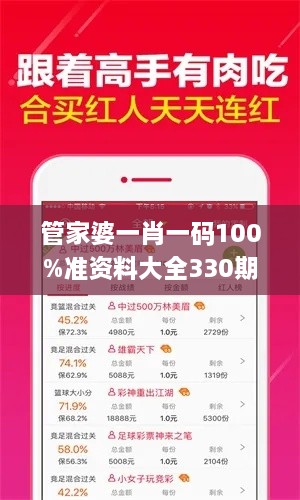 管家婆一肖一码100%准资料大全330期,深邃解答解释落实_CTN2.19