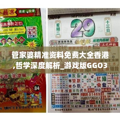 管家婆精准资料免费大全香港,哲学深度解析_游戏版GGO3.31