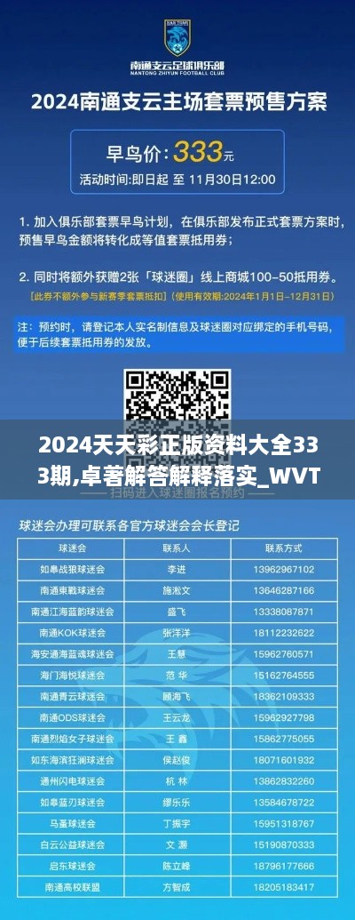 2024天天彩正版资料大全333期,卓著解答解释落实_WVT7.43