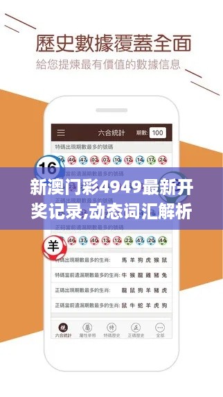 新澳门彩4949最新开奖记录,动态词汇解析_艺术版DHM7.31