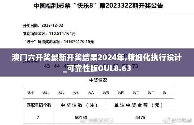 澳门六开奖最新开奖结果2024年,精细化执行设计_可靠性版OUL8.63