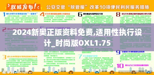 2024新奥正版资料免费,适用性执行设计_时尚版OXL1.75