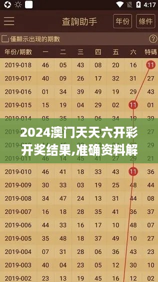 2024澳门天天六开彩开奖结果,准确资料解释落实_升级版OTH2.68