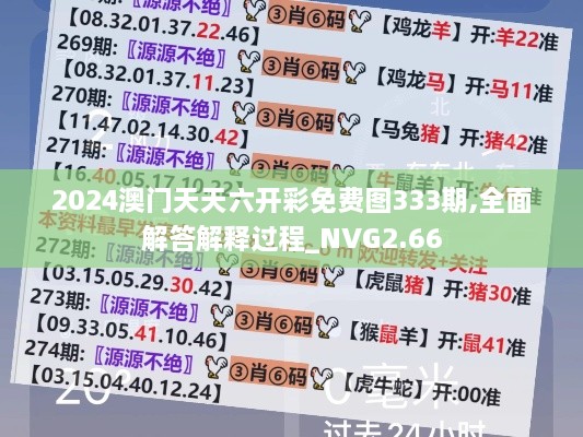 2024澳门天天六开彩免费图333期,全面解答解释过程_NVG2.66