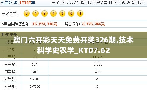 澳门六开彩天天免费开奖326期,技术科学史农学_KTD7.62