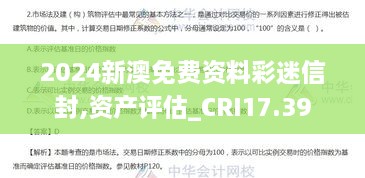 2024新澳免费资料彩迷信封,资产评估_CRI17.39