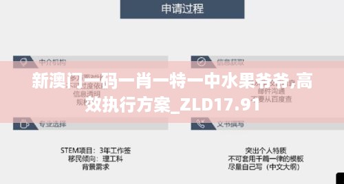 新澳门一码一肖一特一中水果爷爷,高效执行方案_ZLD17.91