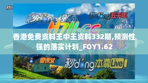 香港免费资料王中王资料332期,预测性强的落实计划_FOY1.62