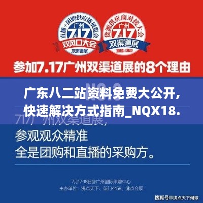 广东八二站资料免费大公开,快速解决方式指南_NQX18.76